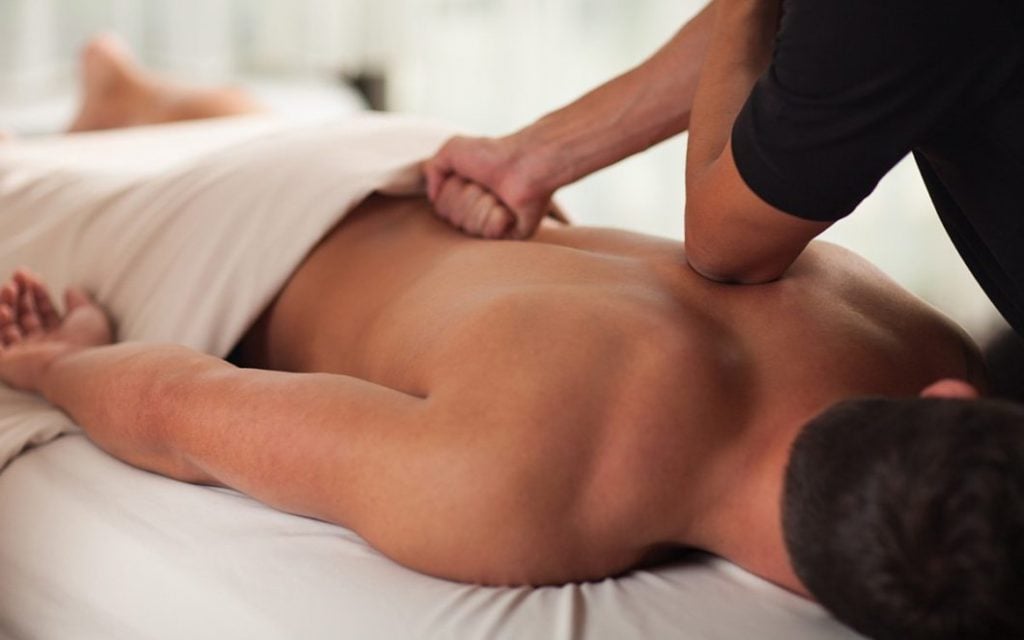 Deep tissue massage at Mirra Porto Spa, Porto