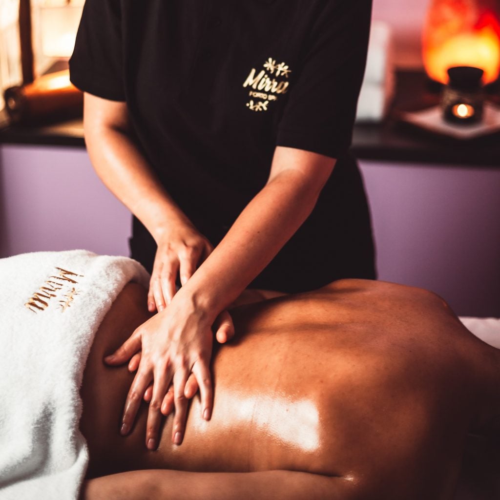 Relaxation massage in Porto, at Mirra Porto Spa